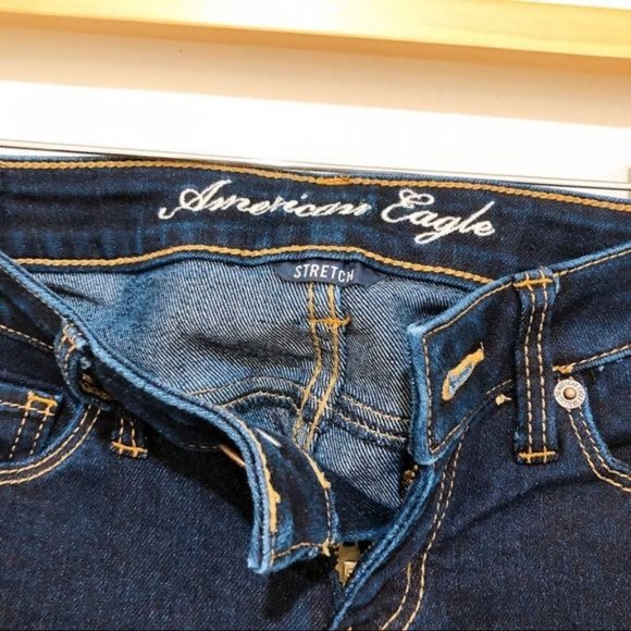American Eagle Outfitters Dark Wash Stretch Skinny - Picture 3 of 3